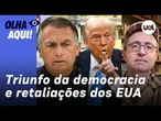 Reinaldo: Brasil tem uma institucionalidade contra golpes; os EUA não. E risco de mais retaliações