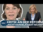 GESUNDHEITSREFORM: „Nicht handeln geht nicht!“ Union dringt auf Änderungen an den Sparplänen