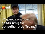 Musk diz que espera continuar sendo amigo e conselheiro de Trump em entrevista na Casa Branca