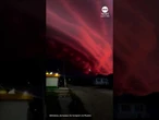Dramatic red skies over Russia