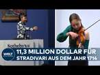 Sotheby's: Stradivari-Geige aus dem Jahr 1714 wechselt für 11,3 Millionen Dollar den Besitzer