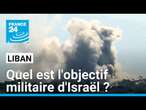 Quel est l'objectif militaire précis de l'armée israélienne au Liban ? • FRANCE 24