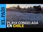 CHILE | Ola de frío en Chile congela la playa Mariscadero en Pelluhue | EL PAÍS