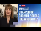 Rachel Reeves challenged over autumn tax rises as GDP dips by 0.3%