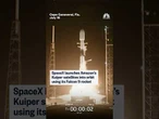 SpaceX launches Amazon's Kuiper satellites into orbit using its Falcon 9 rocket