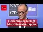 Beamte außen vor: Fleischhauer zerlegt Merz' Krankheitsplan