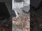 INSANE VIDEO: Collapsed beach homes along NC coast leave mountain of debris #shorts #new #news #usa