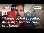 Moraes erra ao determinar tornozeleira para Marcos do Val, diz Maierovitch: 'Medida branda'