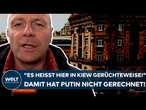 UKRAINE-KRIEG: "Es heißt hier in Kiew gerüchteweise!" Überraschung! Damit hat Putin nicht gerechnet!