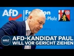 POLITISCHER KNALL IN LUDWIGSHAFEN: AfD-Kandidat Paul fliegt aus OB-Wahl – Klage folgt