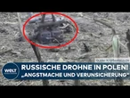 RUSSISCHE DROHNE IN POLEN ABGESTÜRZT: Angstmache! „Geht darum, die Bevölkerung zu verunsichern“