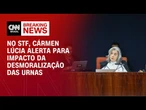 Cármen Lúcia no STF: Desmoralizar urnas não é um processo fácil | CNN 360º