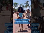 Modelo é apalpada por desconhecido durante sessão de fotos em praia do Recife: “Me sentindo suja”
