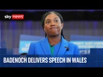 Kemi Badenoch speaks at Welsh Conservative Conference