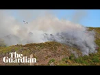 Fire breaks out near Arthur's Seat in Edinburgh