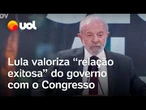 Lula admite 'rusgas' com o Congresso, mas valoriza vínculo com o Legislativo: 'Relação exitosa'