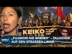 PERU-WAHL: Tausende in Lima gegen Keiko Fujimori – „Fujimori nie wieder“ bei der Stichwahl