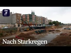 Überflutungen in spanischen Provinzen Saragossa und Valencia