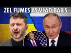 Zelensky blasts Putin stooges at peace talks as Trump hints he may jet in