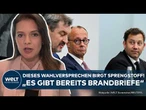 SCHWARZ-ROT: Das Wahlversprechen zum Strompreis birgt Sprengstoff! "Es gibt bereits Brandbriefe!"