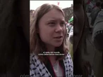 Greta Thunberg acude a una manifestación en Suecia contra la participación de Israel en Eurovisión