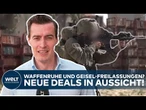 NEUE DEALS ZWISCHEN ISRAEL UND GAZA: Geiseln sollen befreit werden - auch Waffenruhe ist möglich!