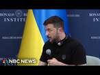 Zelenskyy speaks about the U.S. election could affect the war in Ukraine