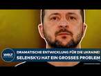 PUTINS KRIEG: Dramatische Entwicklung für die Ukraine! Wolodymyr Selenskyj hat ein großes Problem