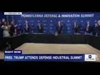President Trump attends defense industrial summit at U.S. Army War College: LIVE