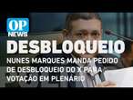 Nunes Marques manda pedido de desbloqueio do X para votação em plenário | O POVO NEWS