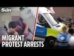 Essex police arrest 'Epping migrant hotel protester' as asylum seeker centres receive more security