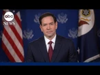 Marco Rubio talks Trump’s UN speech, Palestinian statehood