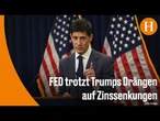 US-Notenbank Fed hält den Leitzins stabil – auch unter Warsh