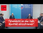Überraschung bei Gipfel: Kasachstan-Präsident Tokajew fordert Putin zu Kriegsende auf