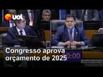 Congresso aprova Orçamento de 2025 com R$ 50 bilhões em emendas e vale gás