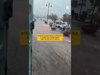 Strade come fiumi a Procida a causa del nubifragio che ha colpito l'isola