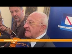 Regionali, De Luca "Per ora solo chiacchiere al vento"