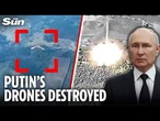 Ukraine OBLITERATES 18 Russian drones after Putin risks WW3 with Dnipro attack