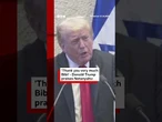 Donald Trump praises Benjamin Netanyahu during speech to Israeli parliament. #Israel #BBCNews