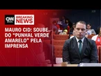 Soube do “Punhal Verde Amarelo” através da imprensa, diz Mauro Cid | BASTIDORES CNN