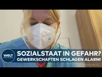 DEUTSCHLAND: IG Metall und Verdi - Gewerkschaften kündigen massive Aktionen gegen Sozialabbau an!