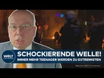 DEUTSCHLAND: Jung und Radikal - Innenministerium warnt vor steigender Extremismusgefahr