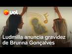 Ludmilla anuncia gravidez de Brunna Gonçalves durante show da turnê Numanice #3 em São Paulo