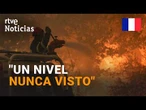 Incendios Francia | Fuego con una intensidad inédita y 170.000 evacuados | RTVE Noticias