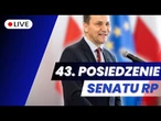 43. posiedzenie Senatu RP XI kadencji. Dzień 2 16.10.2025 - Transmisja na ŻYWO