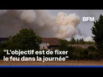 Incendies de Fontainebleau: le feu de la forêt est "contenu" mais pas encore "fixé"
