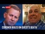 Jeremy Kyle: 'No clear link' between Steve Dymond's appearance on show and his suicide - coroner