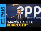 FEIJÓO: "Mazón cumple con su deber al intentar aprobar los presupuestos" | EL PAÍS