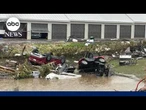Cleanup continues in Texas after flood