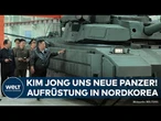 NORDKOREA: Kim Jong Un in der Panzerhalle! Parade im Hinterhof - Strategiewechsel in Pjöngjang?